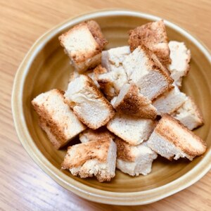 食パン消費！サラダやスープに☆クルトン♡